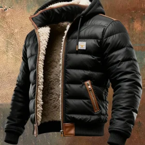 MAISON CLÉMENT PARIS™ | VESTE MATELASSÉE SHERPA NOIRE