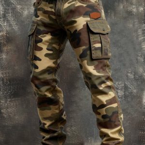 MAISON CLÉMENT PARIS™ | PANTALON CARGO CAMOUFLAGE MILITAIRE HOMME