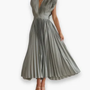 Robe croisée sans manches pour femme | Chic et agréable