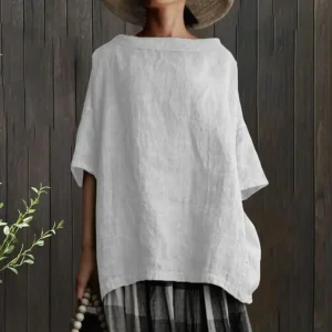 Clara - Haut Lin Ample Femme