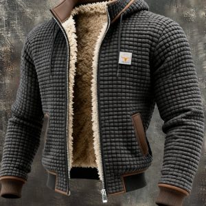 MAISON CLÉMENT PARIS™ | VESTE HIVER MATELASSÉE À INTÉRIEUR SHERPA