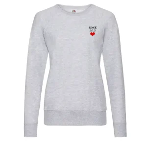 Sweat cœur femme "Since"