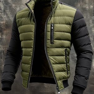 MAISON CLÉMENT PARIS™ | DOUDE HOMME MATELASSÉE ZIPPÉE COUPE MODERNE