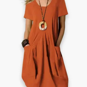 Robe ample confortable femme | Élégant midi