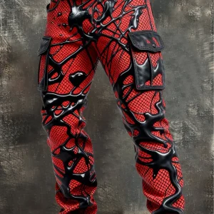 MAISON CLÉMENT PARIS™ | PANTALON CARGO MOTIF ARAIGNÉE HOMME