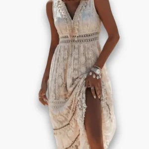 Robe Bohème Élégante pour Femme | Élégance Midi