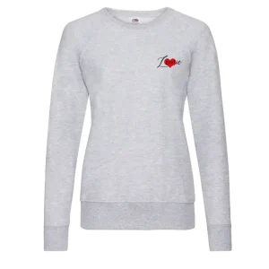 Sweat cœur femme "Prénom"