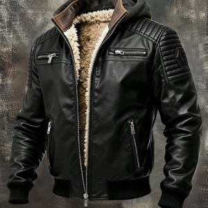 MAISON CLÉMENT PARIS™ | BLOUSON HOMME HIVER CAPUCHE DOUBLÉ CHAUD