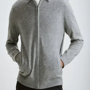 Ricardo – Veste à fermeture éclair en cachemire intemporelle