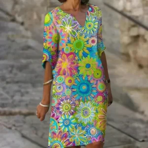 Bianca - Robe d'Été Colorée