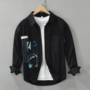 Fabian - Chemise à patchwork décontractée - Élégant - Hommes