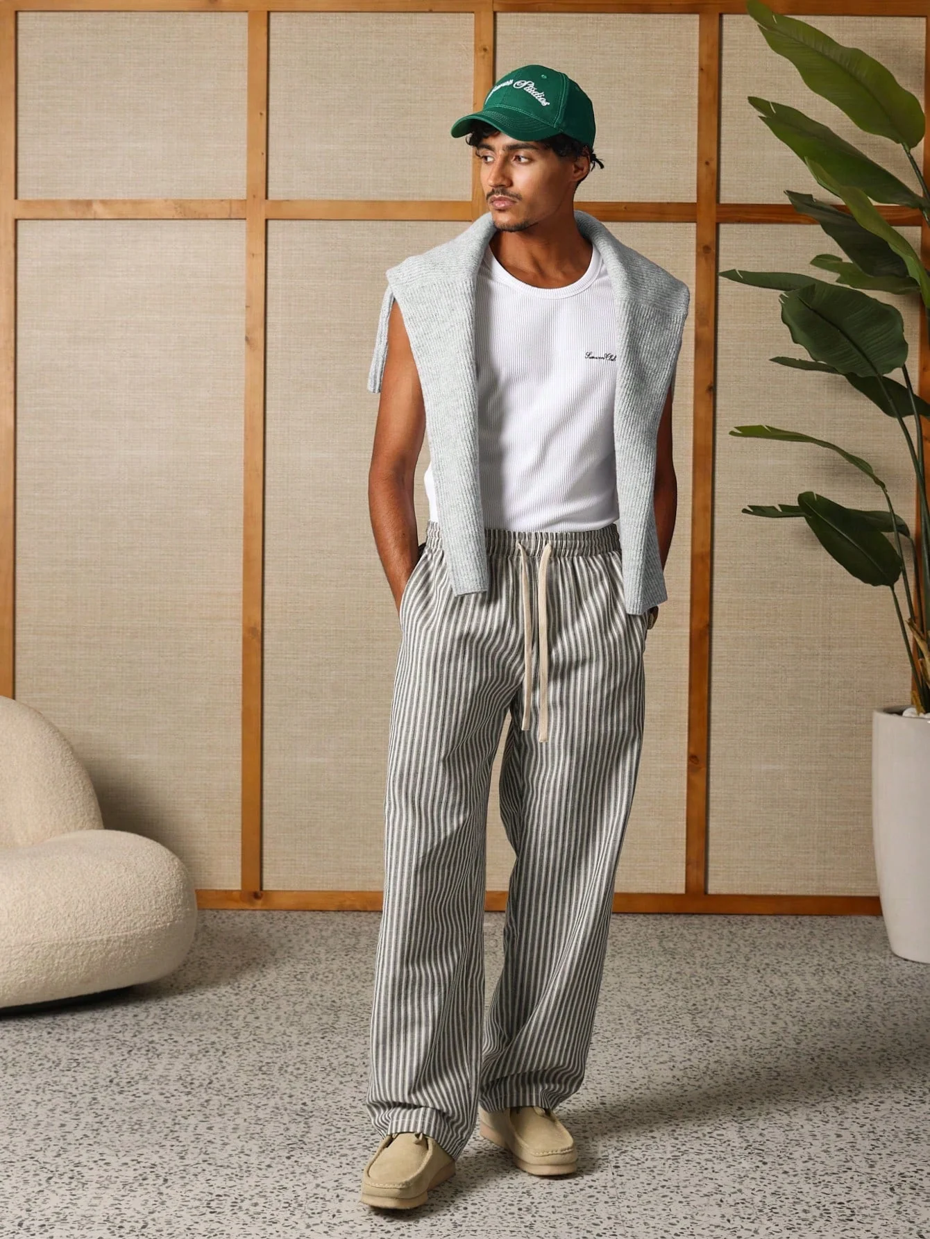 Liam - Pantalon skateur décontracté à rayures – Image 6