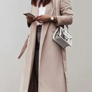 Hélène – Manteau Oversize Élégant Avec Ceinture Pour Une Allure Sophistiquée