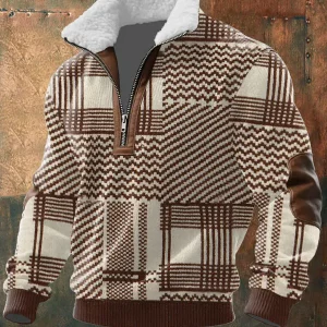 MAISON CLÉMENT PARIS™ | PULL ZIPPÉ À COL MONTANT FOURRÉ