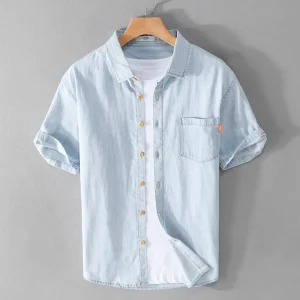 Gerolf - Chemise en denim - Décontractée - Hommes