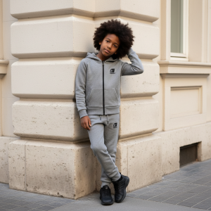Ensemble Sweat Béoumi Zippé enfants