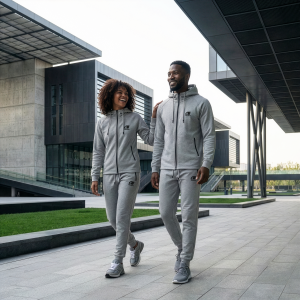 Ensemble Sweat Aboudé Zippé