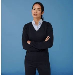 Pull col V femme - LADIES' V-NECK JUMPER