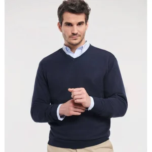 Pull col V - MEN'S V-NECK KNITTED PULLOVER