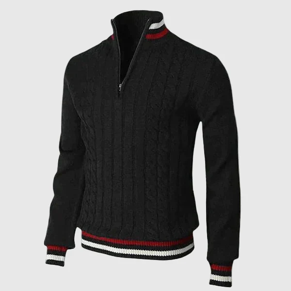 Pull à Fermeture Éclair Classique pour Homme – Image 5
