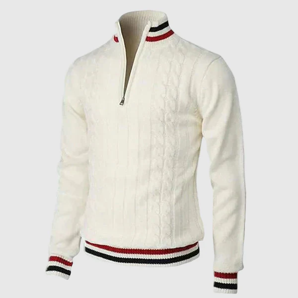 Pull à Fermeture Éclair Classique pour Homme – Image 6