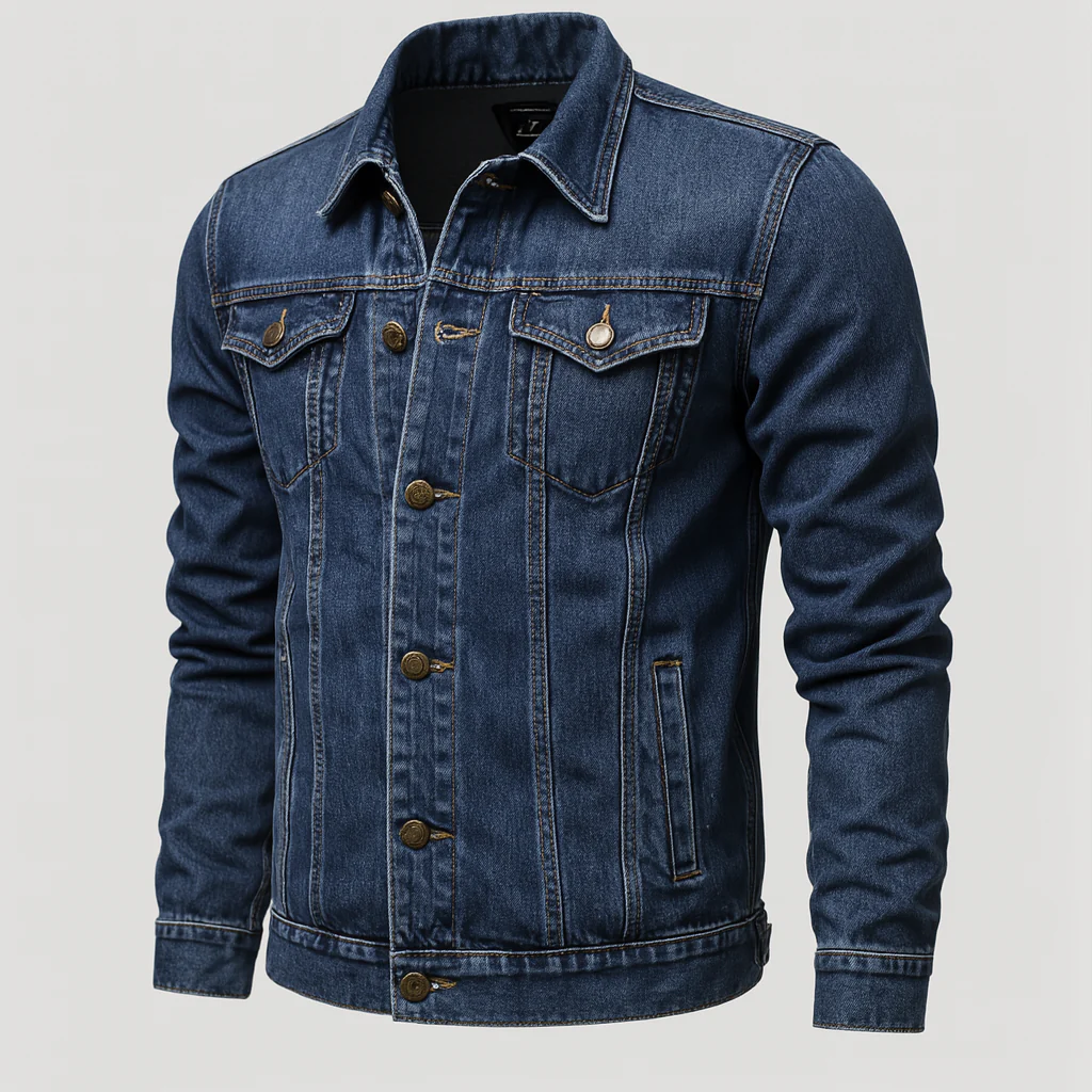 Veste en jean classique pour hommes – Image 4