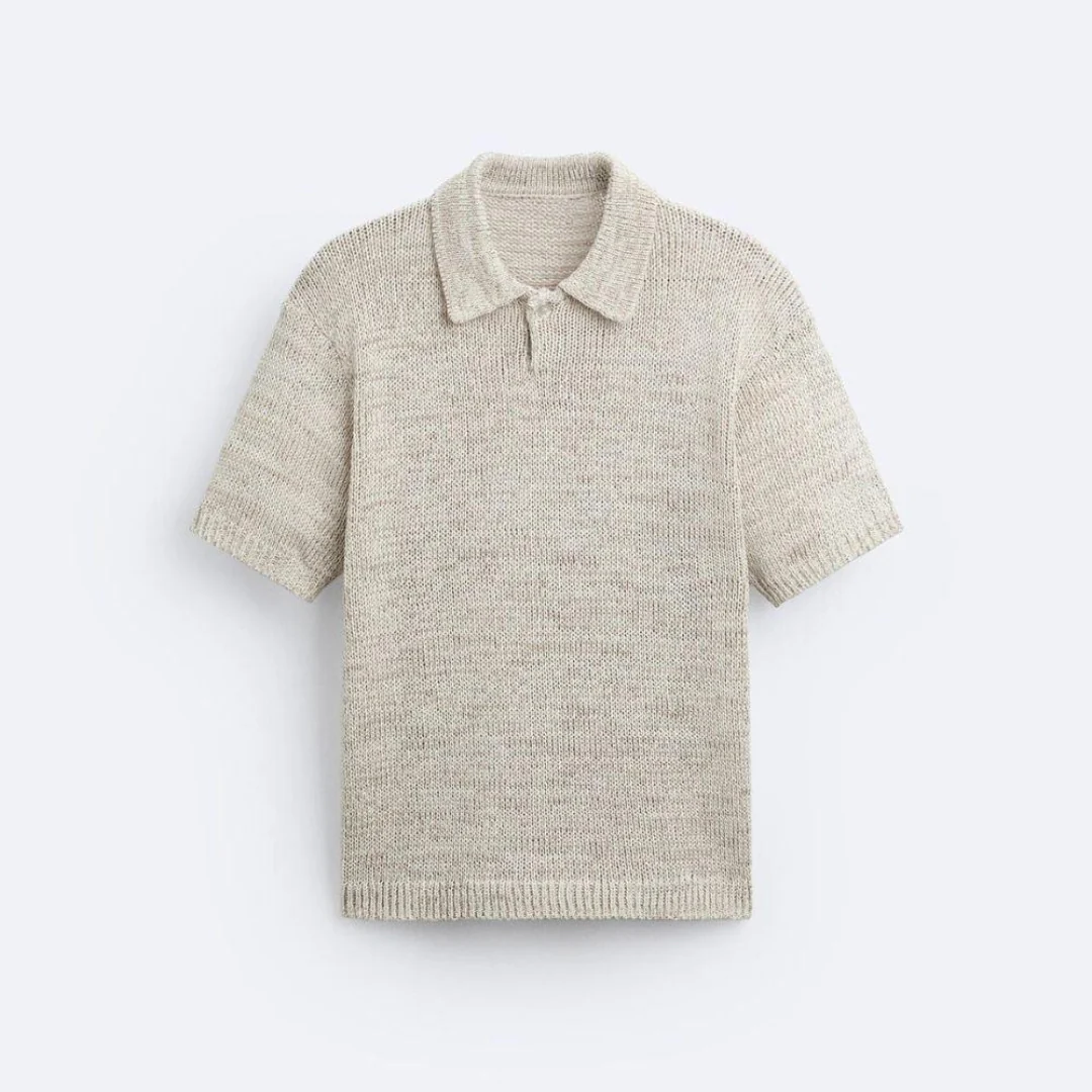 Polo Tricoté Décontracté Homme avec Boutons | Maison Clément Paris