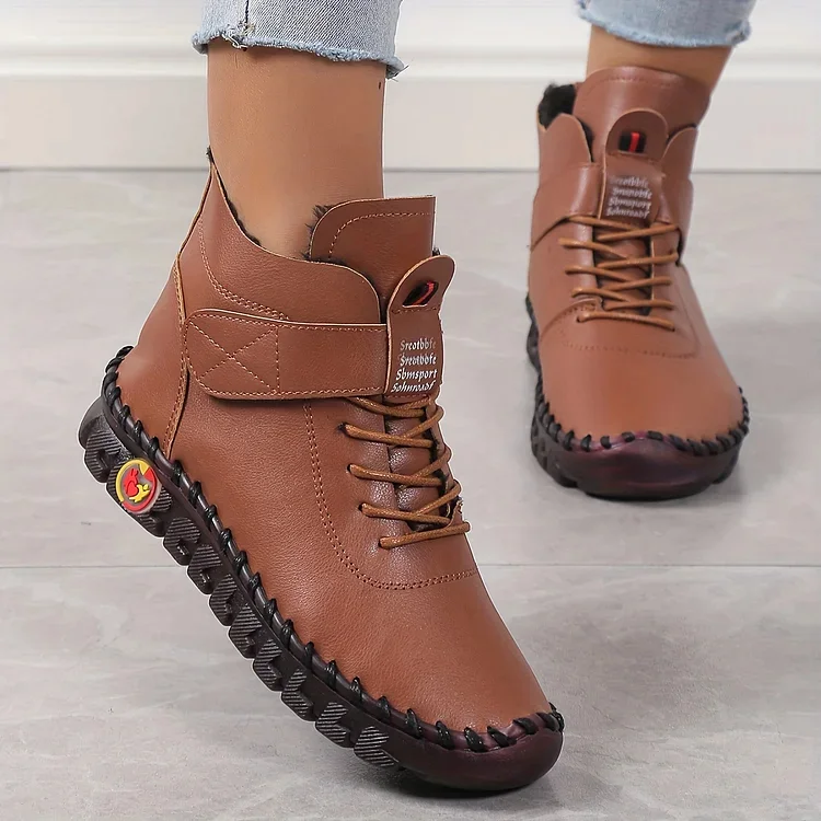 Leathy - Bottes Baskets Confortables Et Faites À La Main – Image 5