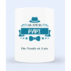 Pot à crayon/vase personnalisable "Super PAPI"