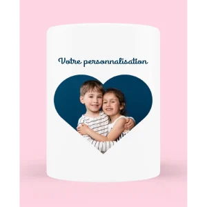 Pot à crayon/vase personnalisable "texte et photo, image ou logo"