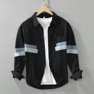 Jeroen - Chemise Patchwork - Coupe Décontractée - Hommes