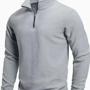 Pull à manches longues avec fermeture éclair