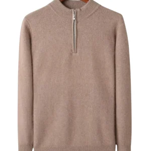 Pull zippé en cachemire de Genève