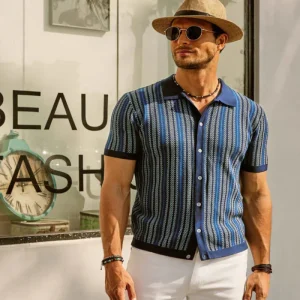 Rupert – Polo à Rayures Rétro