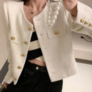 Jeanne – Manteau Élégant Avec Boutons, Parfait Pour Un Look Hivernal Raffiné