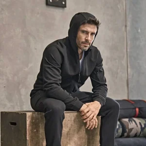 Sweat à capuche zippé - ATHLETIC HOODED FULL ZIP SWEAT