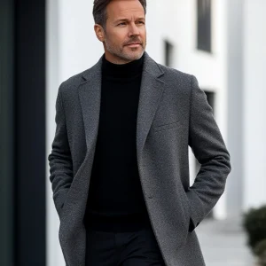 Maison Clément Paris | Manteau d'Hiver Casual et Structuré pour Hommes