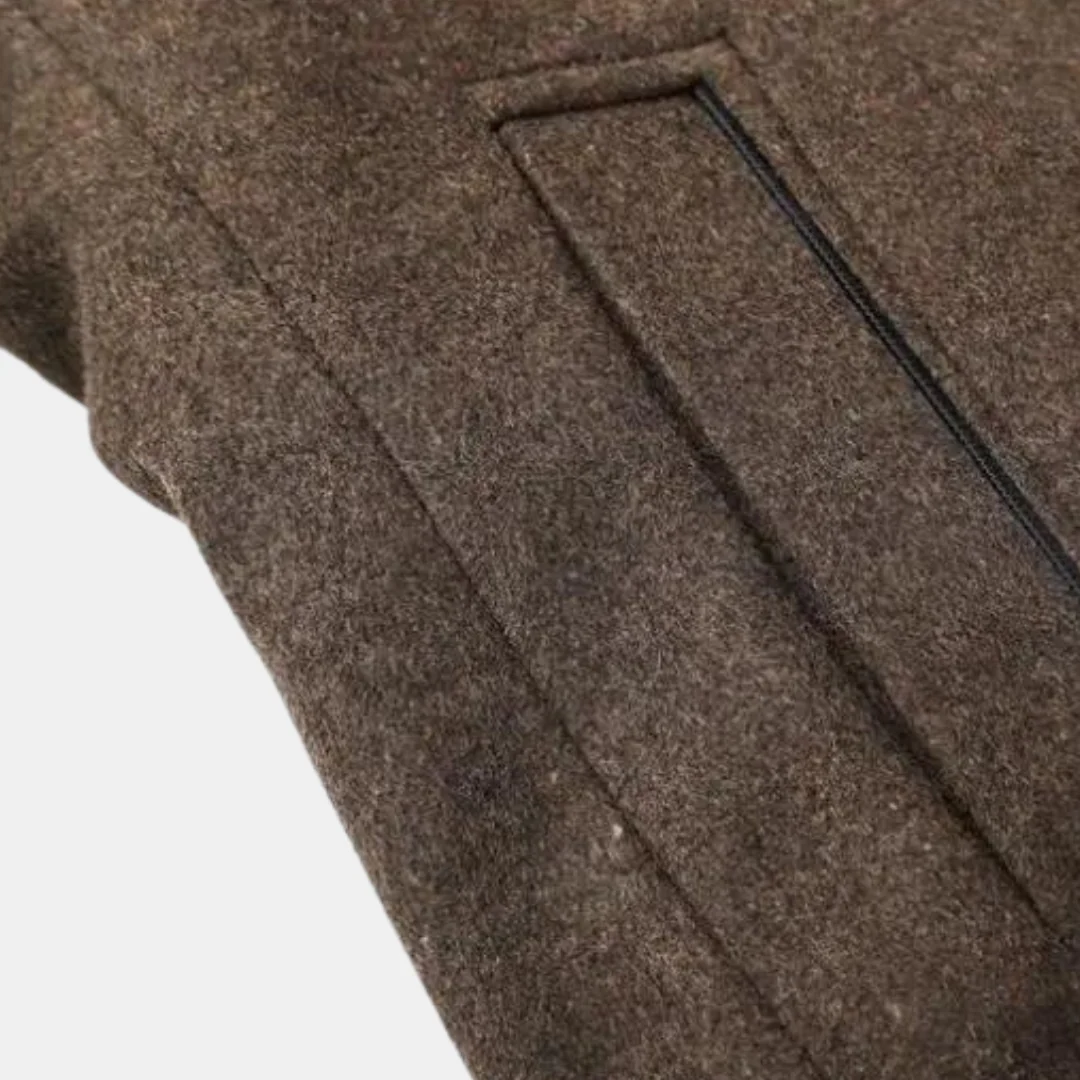 Xavier - Manteau Trench pour Hommes en Laine Épaisse pour un Style Hiver Élégant – Image 8