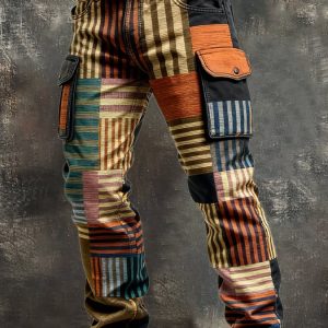 MAISON CLÉMENT PARIS™ | PANTALON CARGO PATCHWORK HOMME
