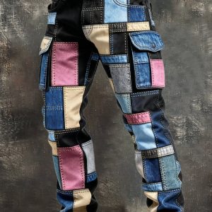 MAISON CLÉMENT PARIS™ | PANTALON CARGO PATCHWORK HOMME