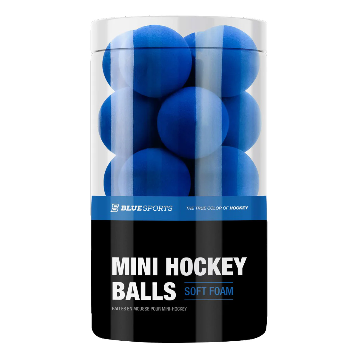 MINI BALLE MOUSSE - Balle en mousse 2" pour mini hockey - Blue Sport – Image 2