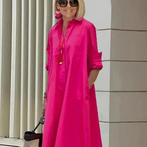 Charlotte - Robe Chemise Chic Et Élégante