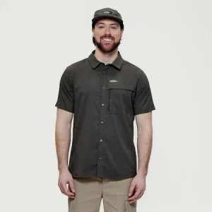 GASPÉ - Chemise à manches courtes pour hommes - Chlorophylle