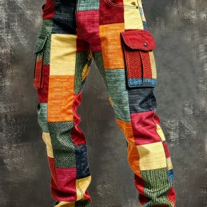 MAISON CLÉMENT PARIS™ | PANTALON CARGO HOMME PATCHWORK