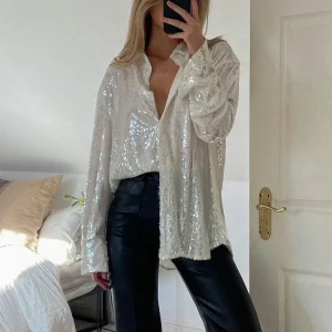 Sabrina - Blouse Pailletée Luxe