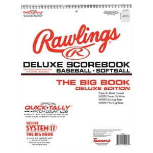 DELUXE SCOREBOOK - Carnet de scores baseball-softball - Rawlings