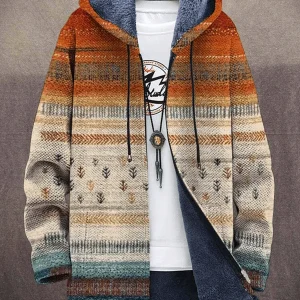 Pierre - Pull à capuche en maille élégant homme