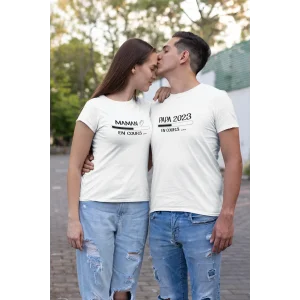 Duo de Tee-shirts "Papa et maman en cours"