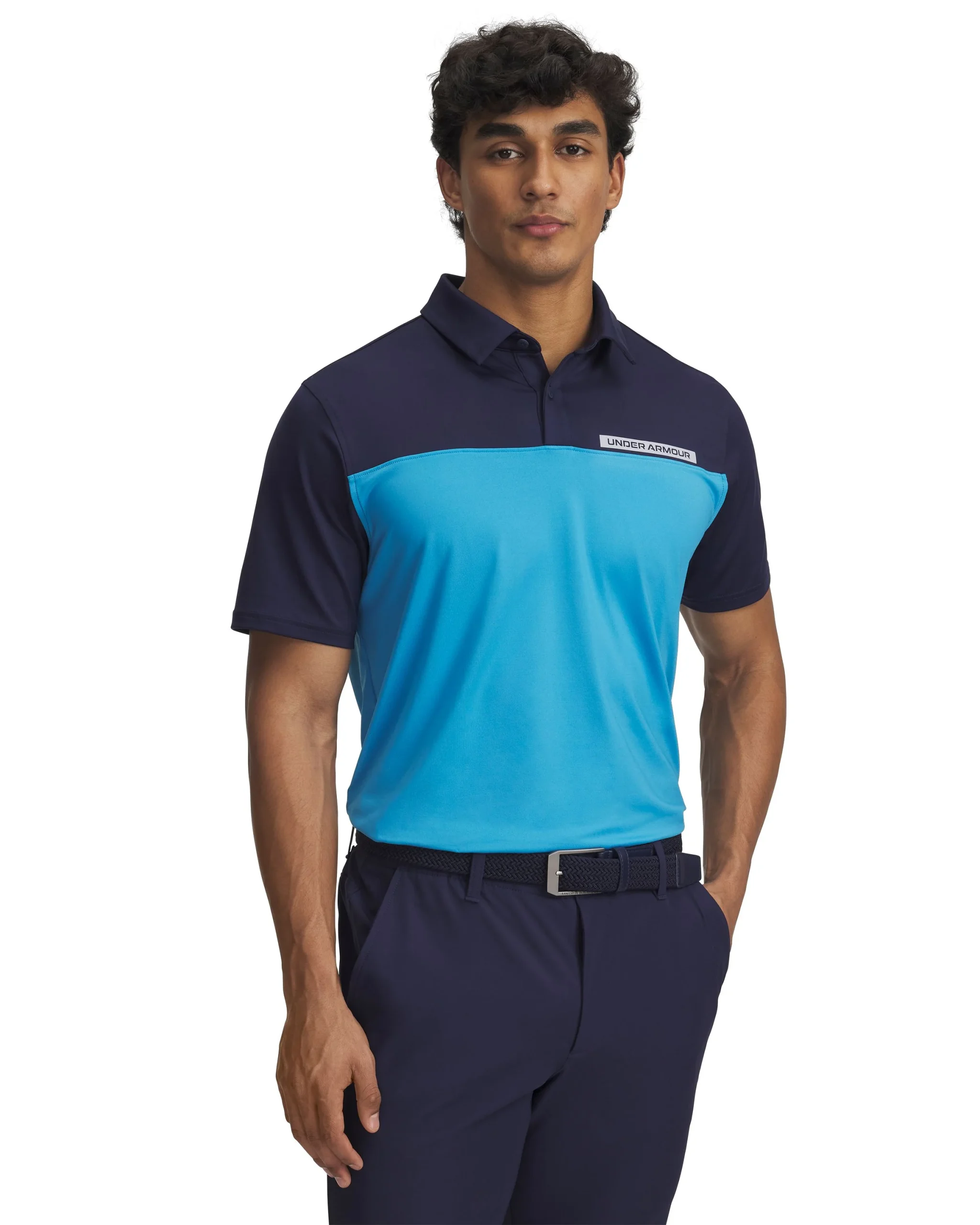 Polo de golf pour hommes Under Armour - T2G COLOR BLOCK POLO – Image 3